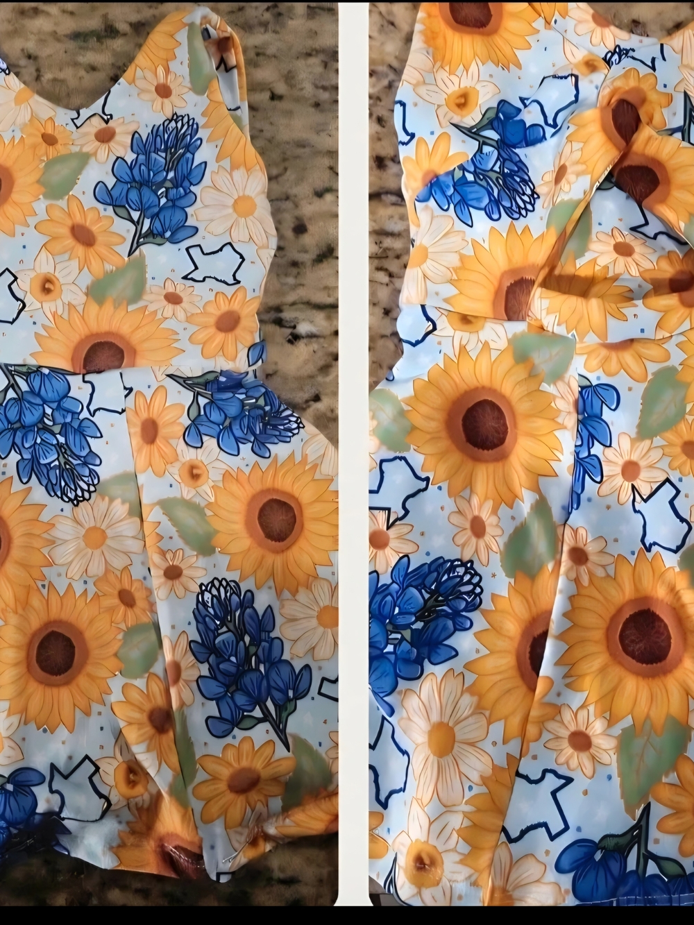 Handmade Sunflower Wren Dress